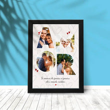 Carregar imagem no visualizador da galeria, Quadro Casal Amor - 4 fotos