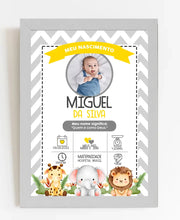 Carregar imagem no visualizador da galeria, quadro Bebê - Safári