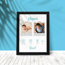 Carregar imagem no visualizador da galeria, Quadro Baby - 2 fotos