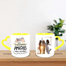 Carregar imagem no visualizador da galeria, Caneca BFF - Flores