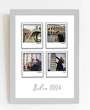 Carregar imagem no visualizador da galeria, Quadro Viagem - 4 Polaroids