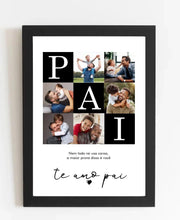 Carregar imagem no visualizador da galeria, Quadro Pai - 6 Fotos