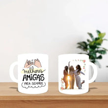 Carregar imagem no visualizador da galeria, Caneca BFF - Flores
