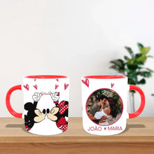 Carregar imagem no visualizador da galeria, Caneca Casal - Mickey e Minnie