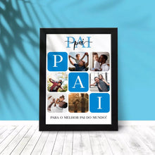 Carregar imagem no visualizador da galeria, Quadro - Para o melhor pai do mundo