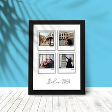 Carregar imagem no visualizador da galeria, Quadro Viagem - 4 Polaroids