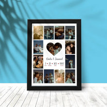 Carregar imagem no visualizador da galeria, Quadro Casal 1 ano - 13 fotos
