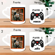Carregar imagem no visualizador da galeria, Kit Caneca Casal - Gamer