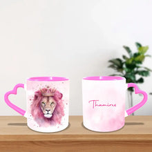 Carregar imagem no visualizador da galeria, Caneca - Leão Rosa