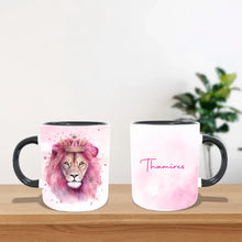 Carregar imagem no visualizador da galeria, Caneca - Leão Rosa