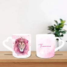 Carregar imagem no visualizador da galeria, Caneca - Leão Rosa