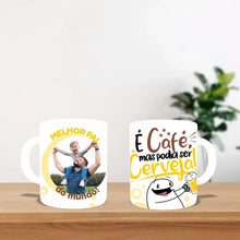 Carregar imagem no visualizador da galeria, Caneca - Café mas podia ser cerveja