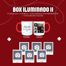 Carregar imagem no visualizador da galeria, Box Iluminado | Caneca + 6 polaroids