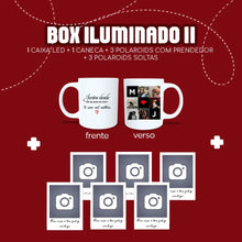Carregar imagem no visualizador da galeria, Box Iluminado | Caneca + 6 polaroids