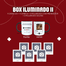 Carregar imagem no visualizador da galeria, Box Iluminado | Caneca + 6 polaroids