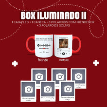 Carregar imagem no visualizador da galeria, Box Iluminado | Caneca + 6 polaroids