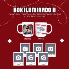 Carregar imagem no visualizador da galeria, Box Iluminado | Caneca + 6 polaroids