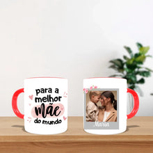 Carregar imagem no visualizador da galeria, Caneca Personalizada 1 foto | Para a melhor mãe do mundo