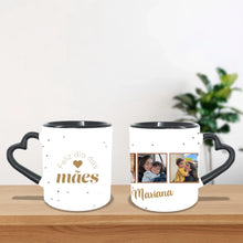 Carregar imagem no visualizador da galeria, Caneca Personalizada 3 fotos | Feliz dia das mães