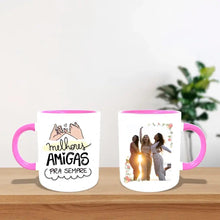 Carregar imagem no visualizador da galeria, Caneca BFF - Flores