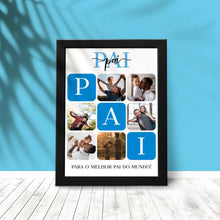 Carregar imagem no visualizador da galeria, Quadro - Para o melhor pai do mundo