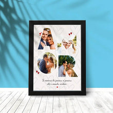 Carregar imagem no visualizador da galeria, Quadro Casal Amor - 4 fotos