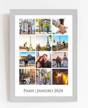 Carregar imagem no visualizador da galeria, Quadro Viagem - 12 Fotos