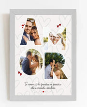 Carregar imagem no visualizador da galeria, Quadro Casal Amor - 4 fotos