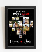 Carregar imagem no visualizador da galeria, Quadro - Para nós todo amor do mundo