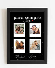 Carregar imagem no visualizador da galeria, Quadro Casal - 4 Polaroids