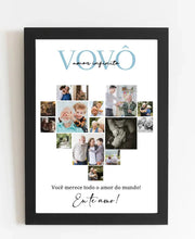 Carregar imagem no visualizador da galeria, Quadro Vovô - 15 fotos