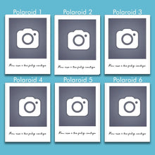 Carregar imagem no visualizador da galeria, Kit 6 Polaroids