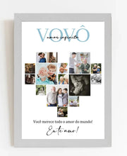 Carregar imagem no visualizador da galeria, Quadro Vovô - 15 fotos