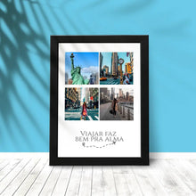 Carregar imagem no visualizador da galeria, Quadro Viagem - 4 Fotos