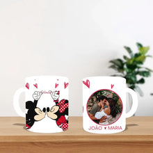 Carregar imagem no visualizador da galeria, Caneca Casal - Mickey e Minnie