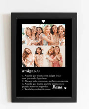 Carregar imagem no visualizador da galeria, Quadro Amiga - Significado