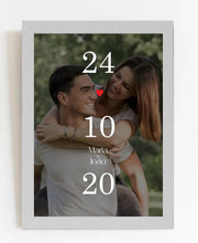 Carregar imagem no visualizador da galeria, Quadro Casal - Data
