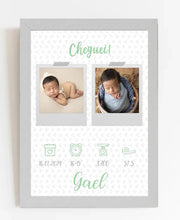 Carregar imagem no visualizador da galeria, Quadro Baby - 2 fotos
