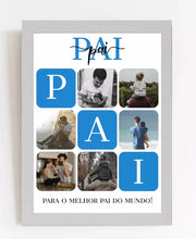 Carregar imagem no visualizador da galeria, Quadro - Para o melhor pai do mundo
