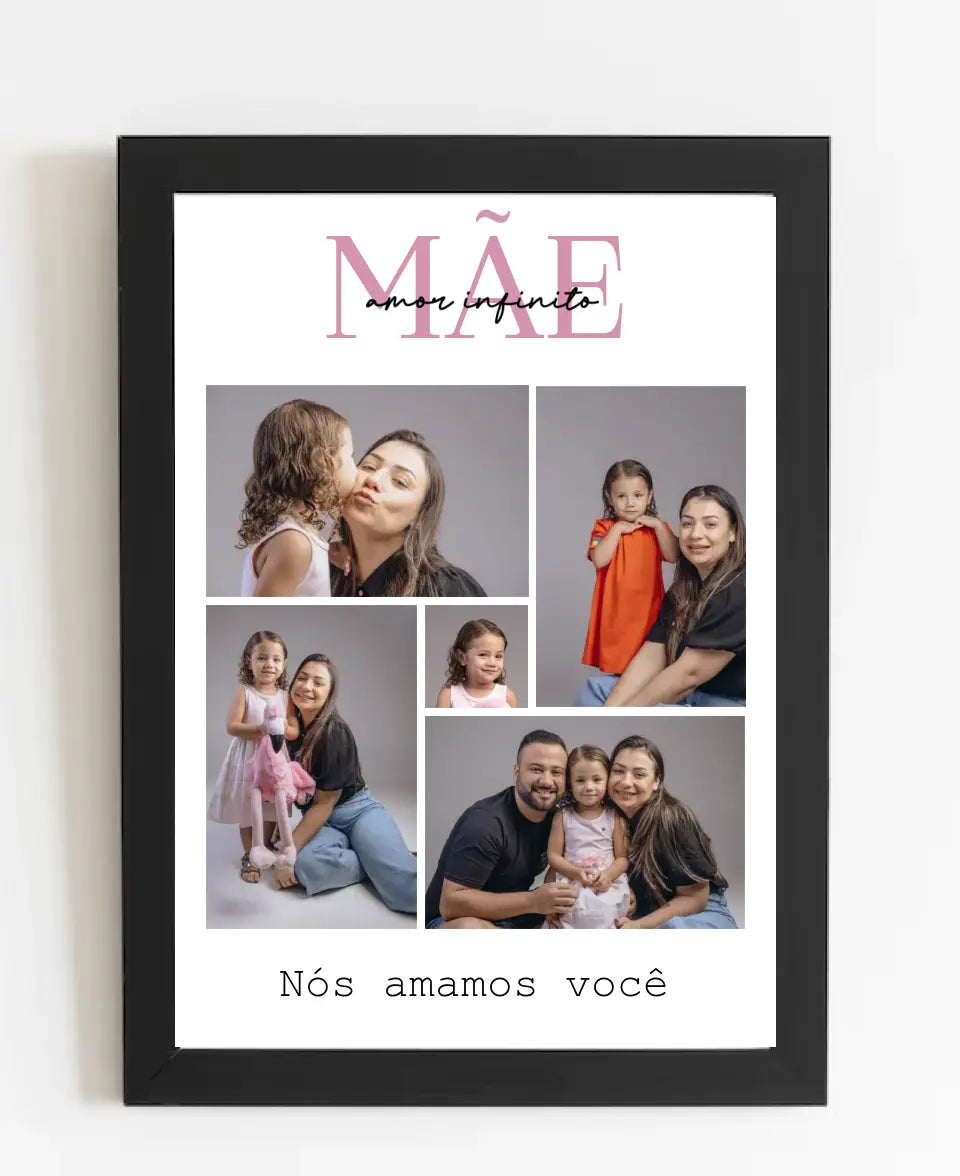 Quadro Mãe - 5 fotos