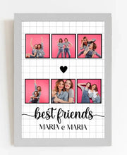 Carregar imagem no visualizador da galeria, Quadro Best Friends - 6 Fotos
