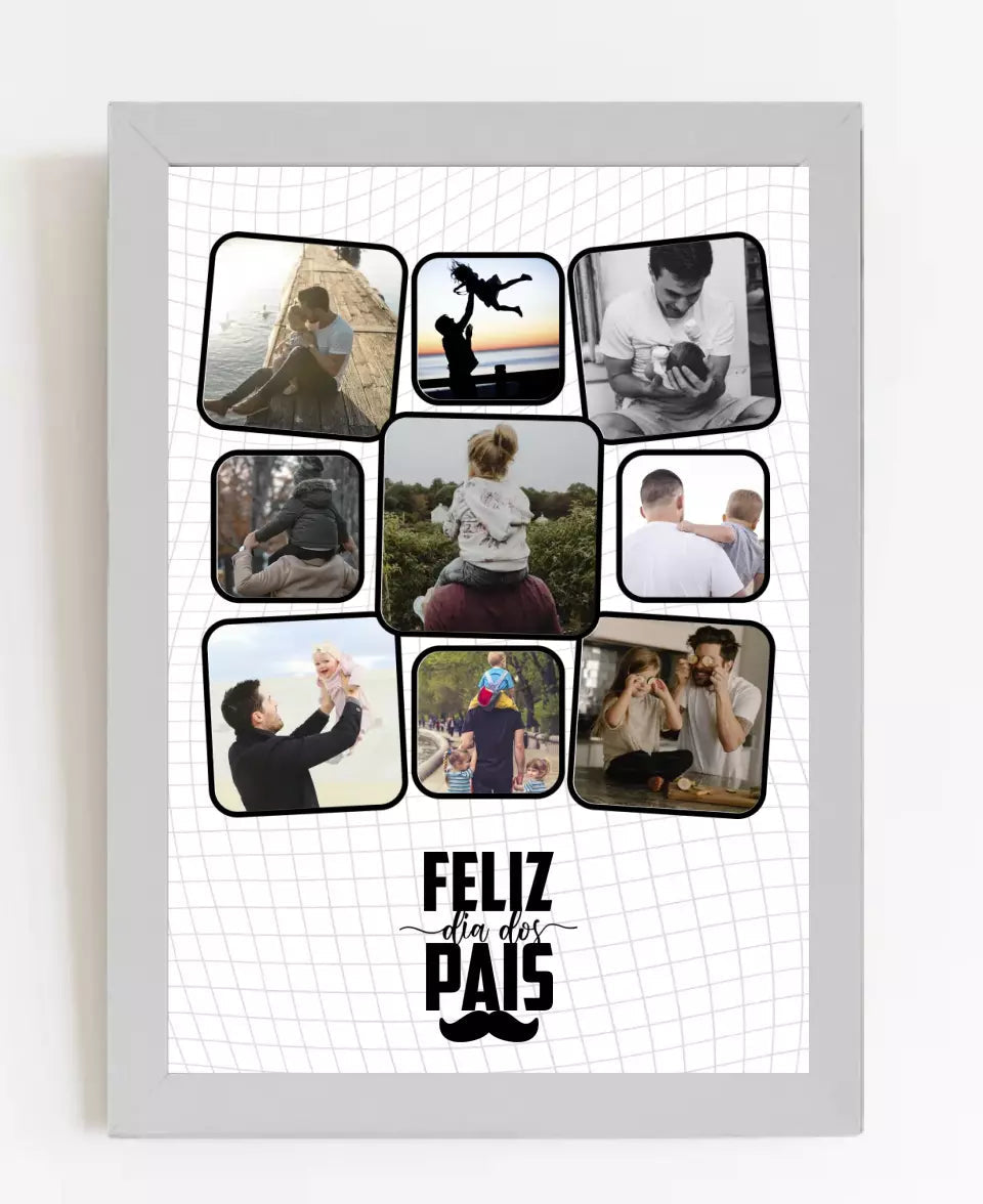 Quadro - Feliz dia dos Pais