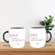 Carregar imagem no visualizador da galeria, Caneca - Vovó Manual
