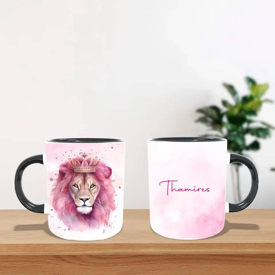 Caneca - Leão Rosa