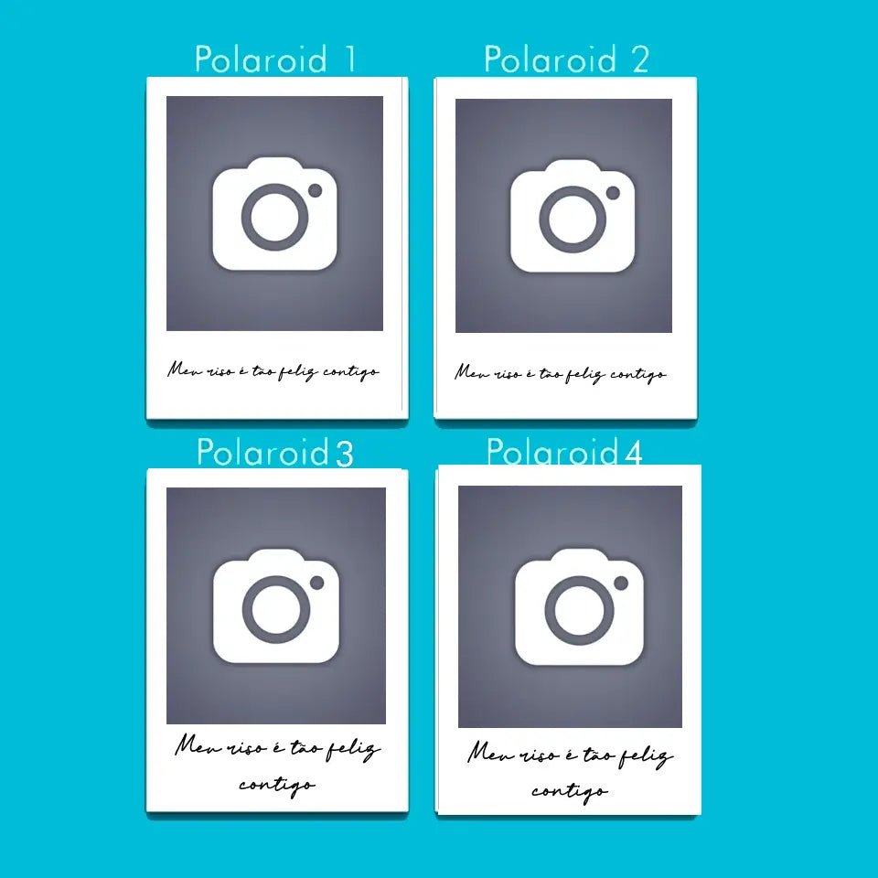 Kit 4 Polaroids