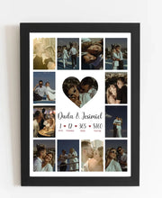 Carregar imagem no visualizador da galeria, Quadro Casal 1 ano - 13 fotos
