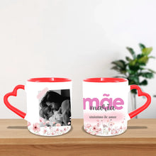 Carregar imagem no visualizador da galeria, Caneca Personalizada 1 Foto | Mãe Sinônimo de Amor

