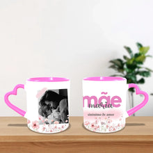 Carregar imagem no visualizador da galeria, Caneca Personalizada 1 Foto | Mãe Sinônimo de Amor
