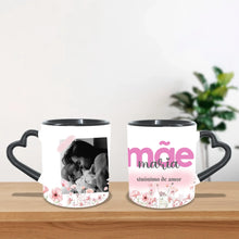 Carregar imagem no visualizador da galeria, Caneca Personalizada 1 Foto | Mãe Sinônimo de Amor
