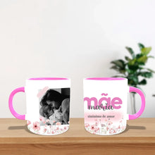 Carregar imagem no visualizador da galeria, Caneca Personalizada 1 Foto | Mãe Sinônimo de Amor
